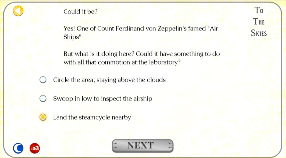 Скриншот 4 к игре Victoriana - Steampunk Text Adventure