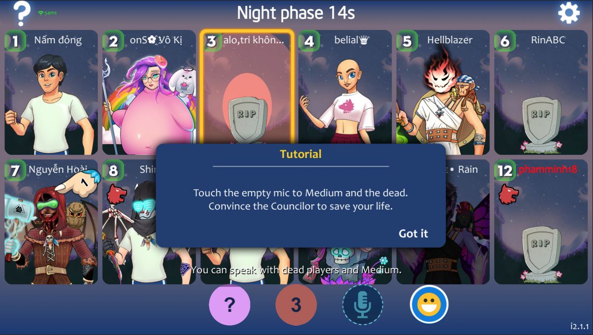Скриншот 5 к игре Werewolf Voice - Ultimate Werewolf Party