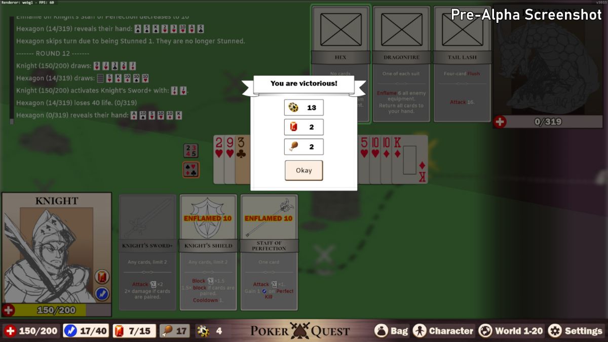 Скриншот 5 к игре Poker Quest: Swords and Spades