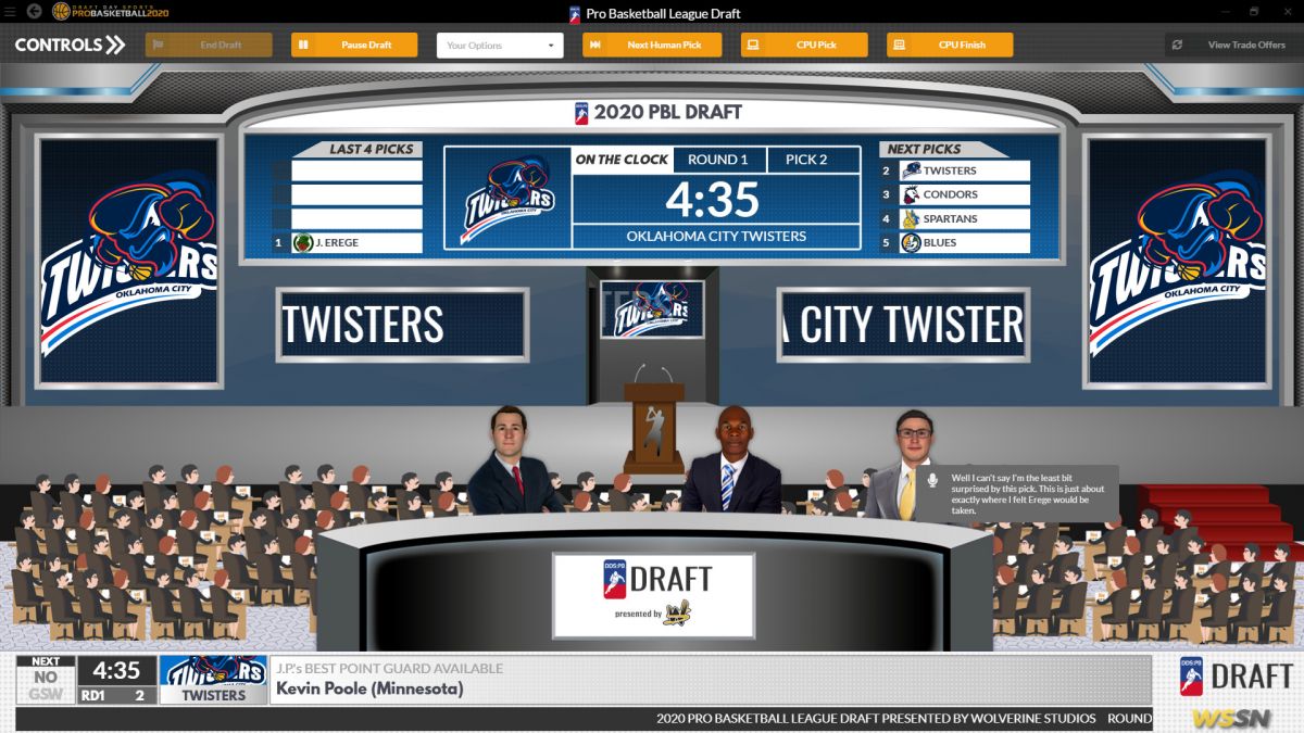 Скриншот 7 к игре Draft Day Sports: Pro Basketball 2020