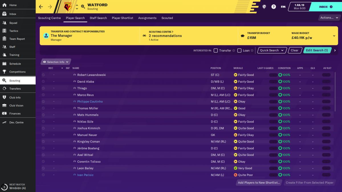 Скриншот 6 к игре Football Manager 2020 Touch