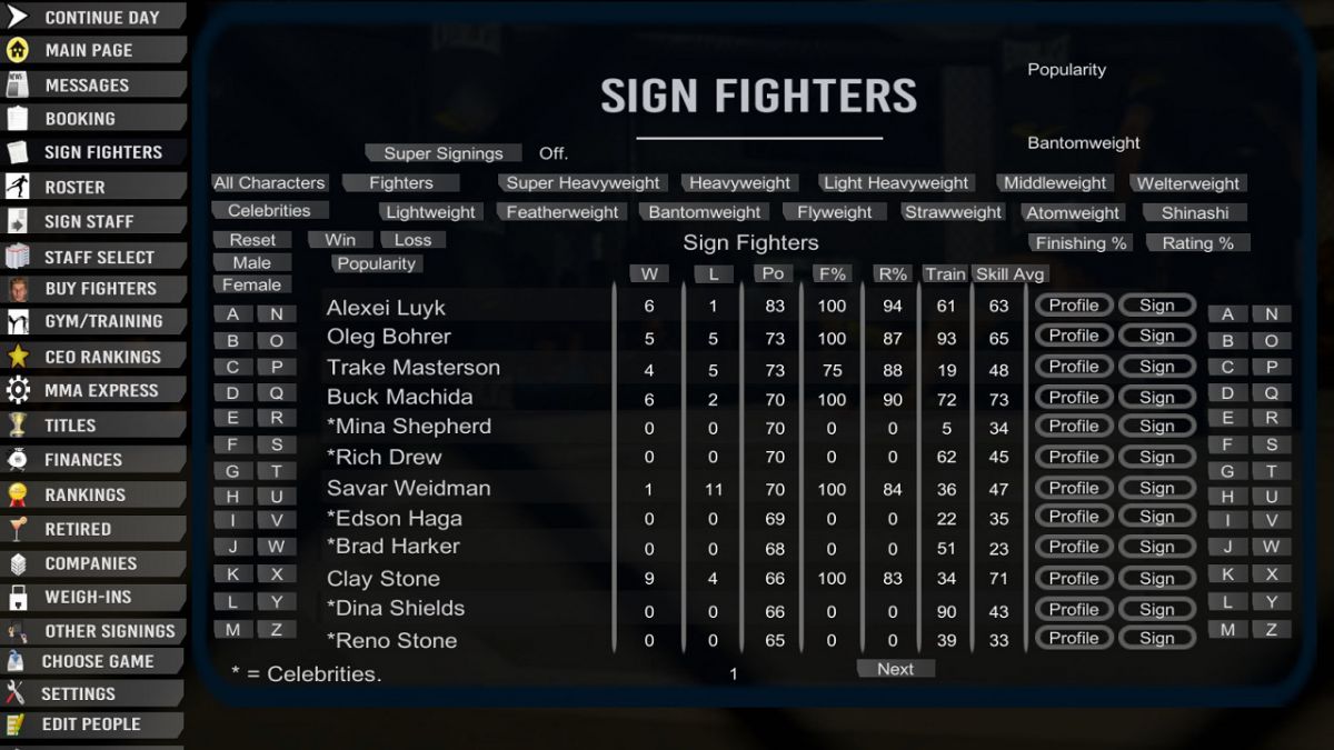 Скриншот 6 к игре MMA President