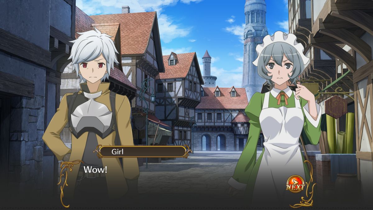 Скриншот 5 к игре Is It Wrong to Try to Pick Up Girls in a Dungeon? Infinite Combate