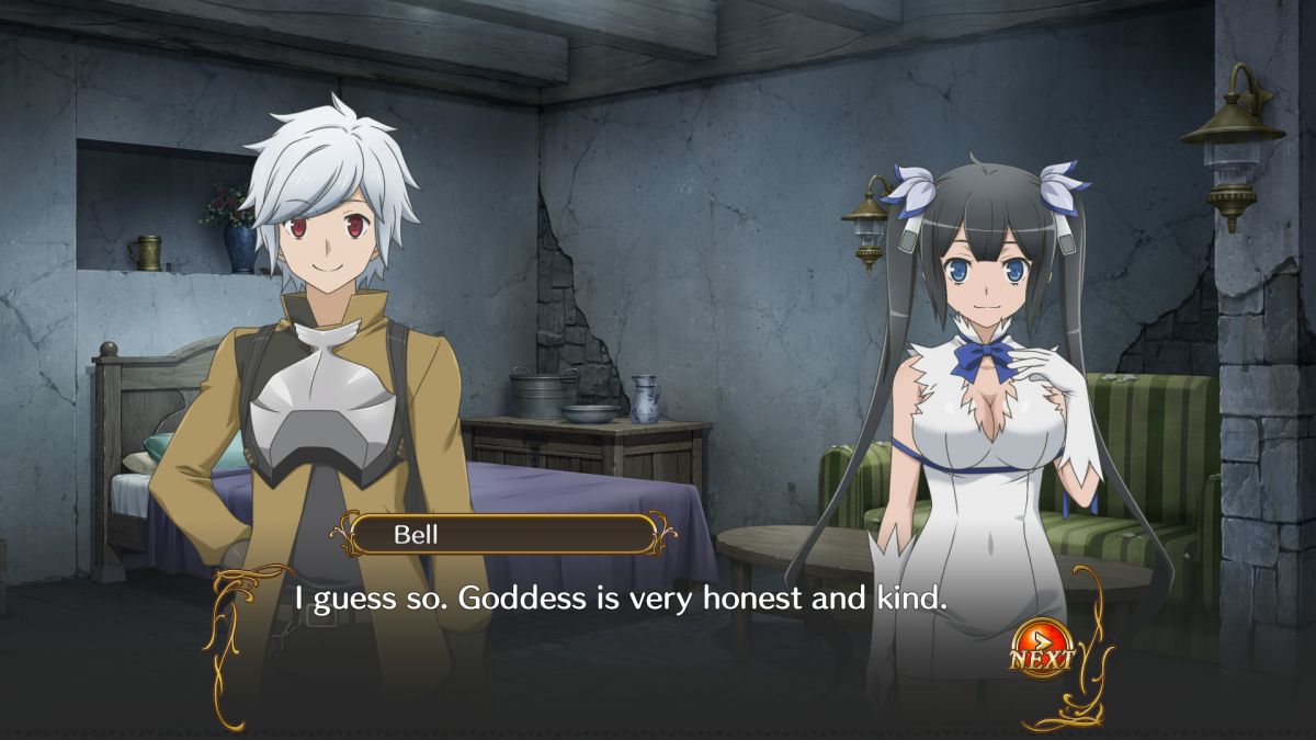 Скриншот 7 к игре Is It Wrong to Try to Pick Up Girls in a Dungeon? Infinite Combate