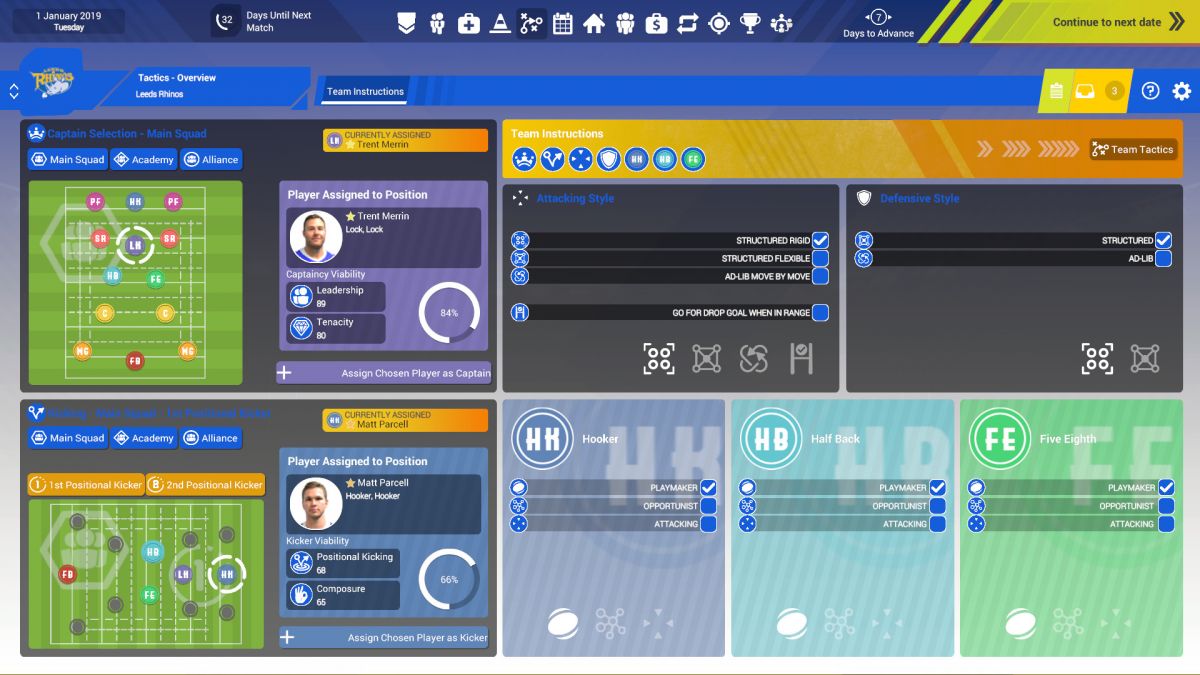 Скриншот 7 к игре Rugby League Team Manager 3