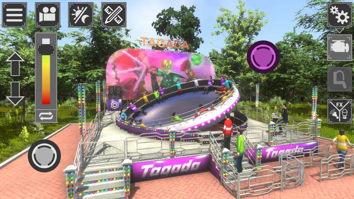 Скриншот 8 к игре Theme Park Simulator: Rollercoaster Paradise