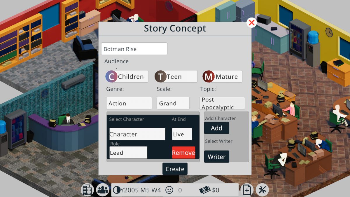 Скриншот 5 к игре Comic Book Tycoon