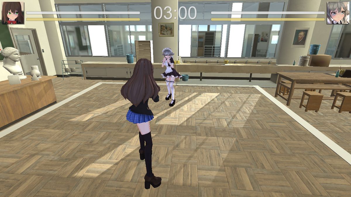 Скриншот 6 к игре 美少女格斗学院／Beautiful Girl Fight School