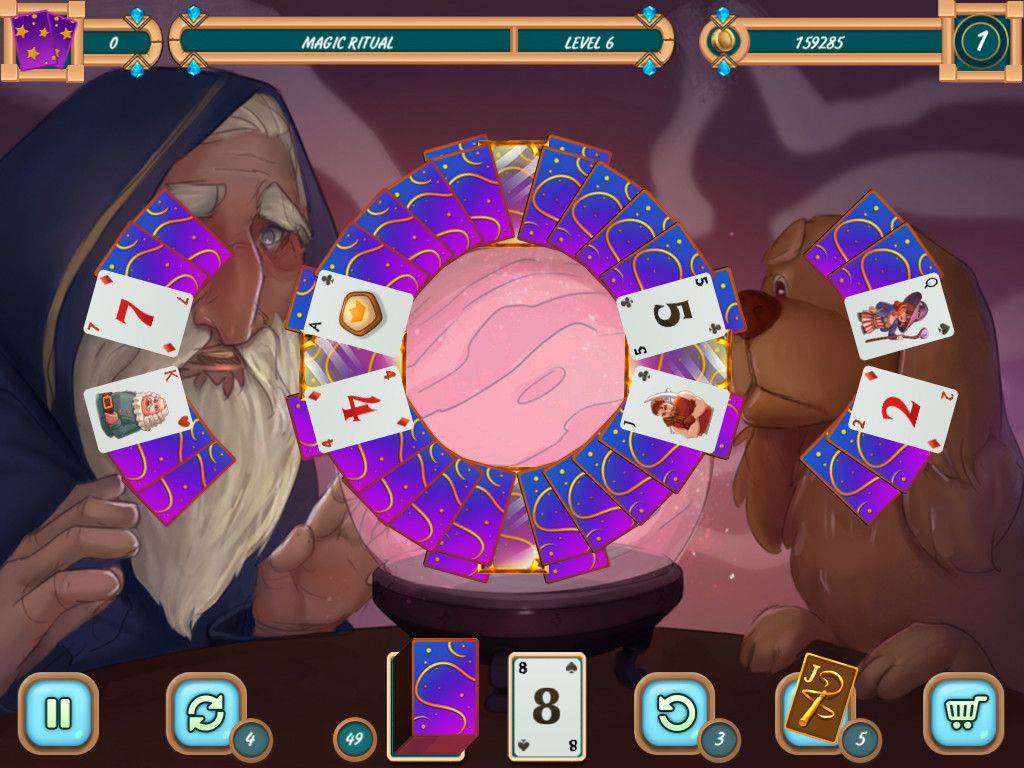 Скриншот 5 к игре Sweet Solitaire: School Witch