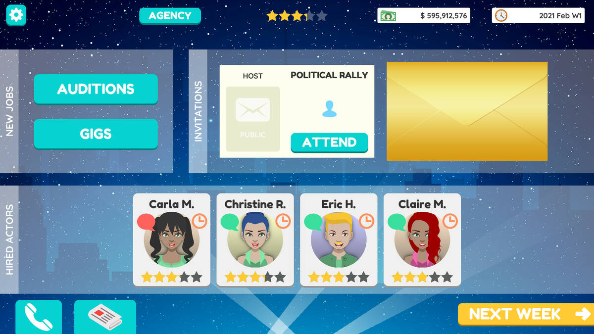 Скриншот 6 к игре Actor Tycoon 2
