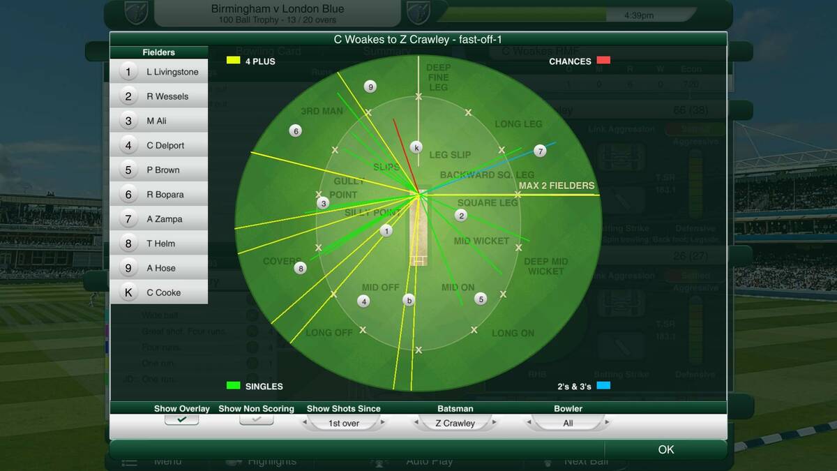 Скриншот 6 к игре Cricket Captain 2020