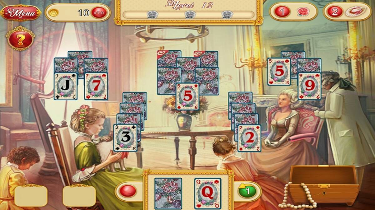 Скриншот 5 к игре Marie Antoinette's Solitaire