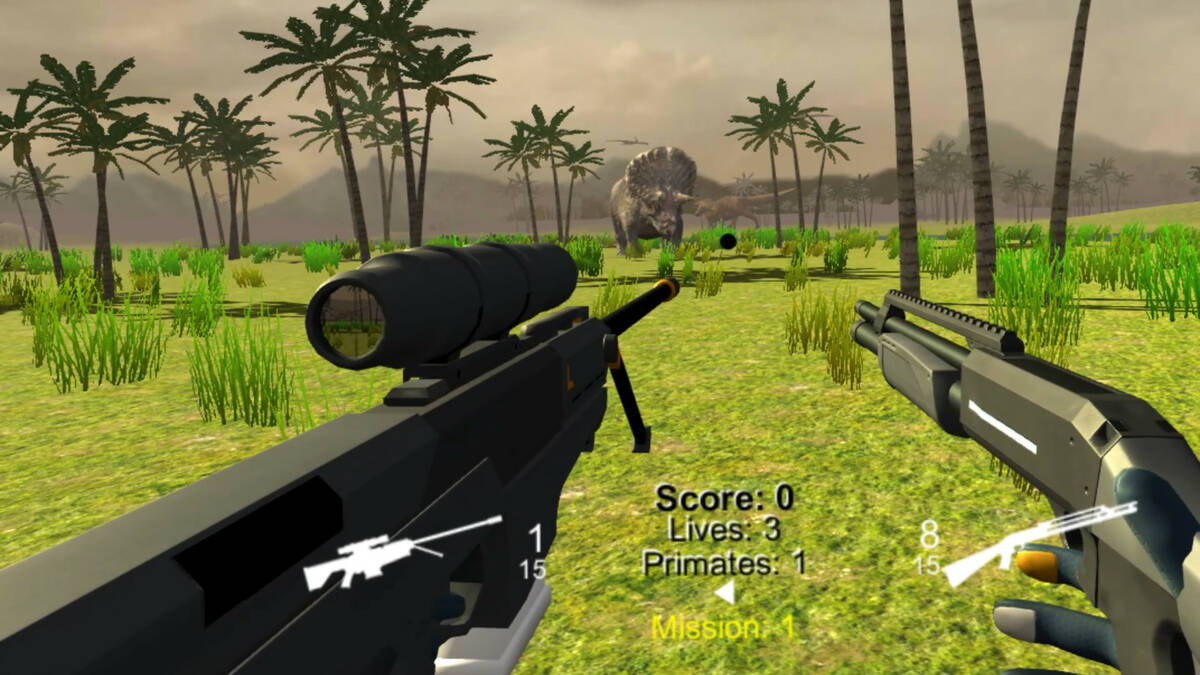 Скриншот 5 к игре Dinosaur Hunting Patrol 3D Jurassic VR