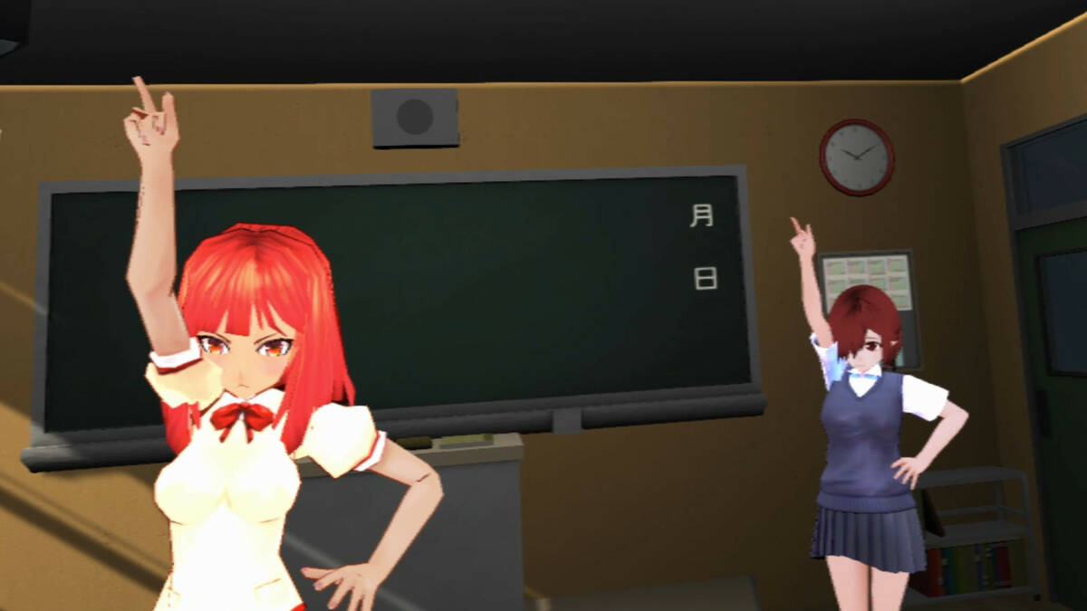 Anime School Girl Dance Club, игра, Симулятор.