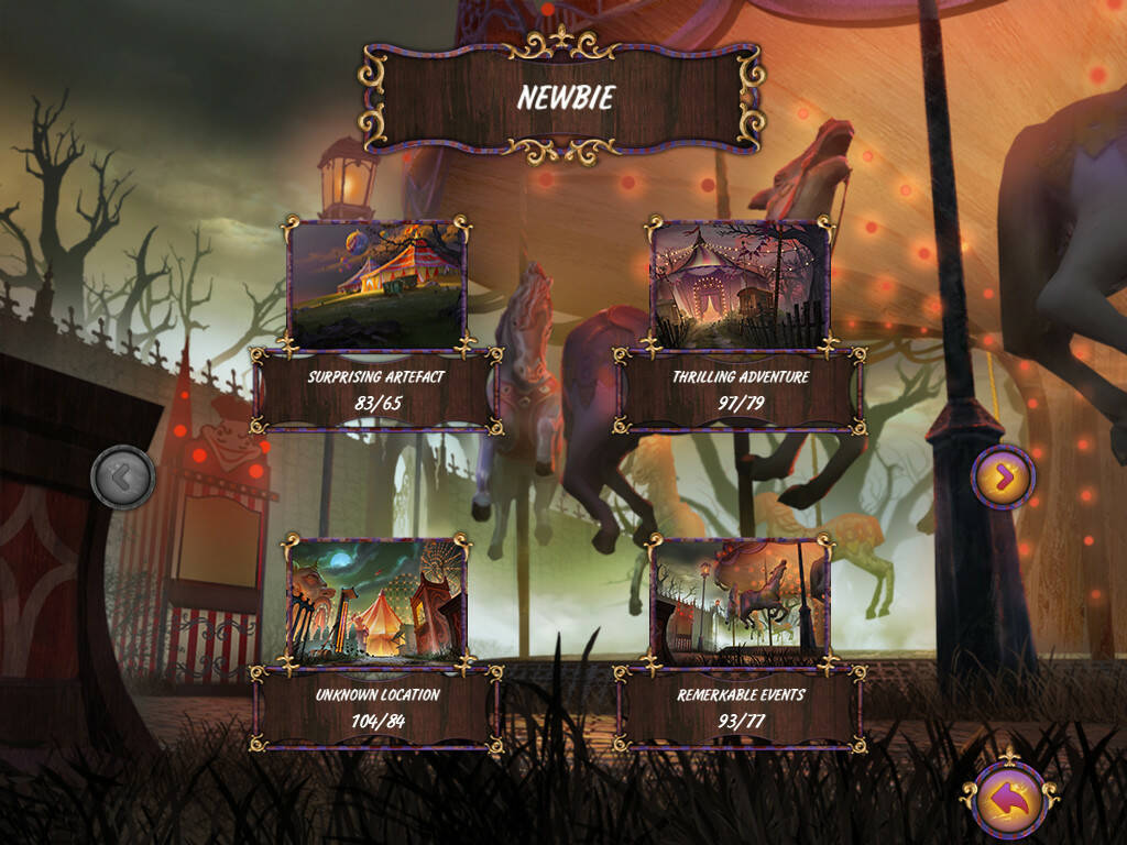 Скриншот 5 к игре Dark Solitaire. Mystical Circus