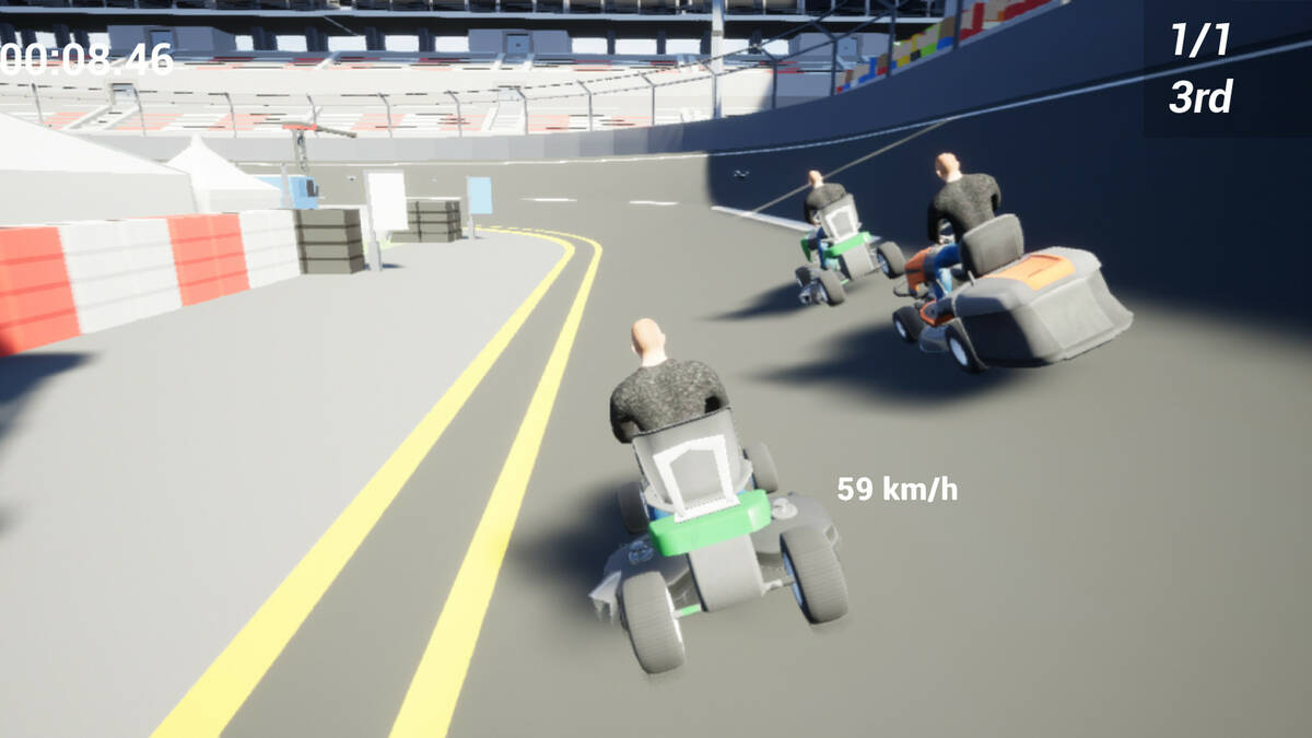 Скриншот 5 к игре Lawnmower Game: Racing