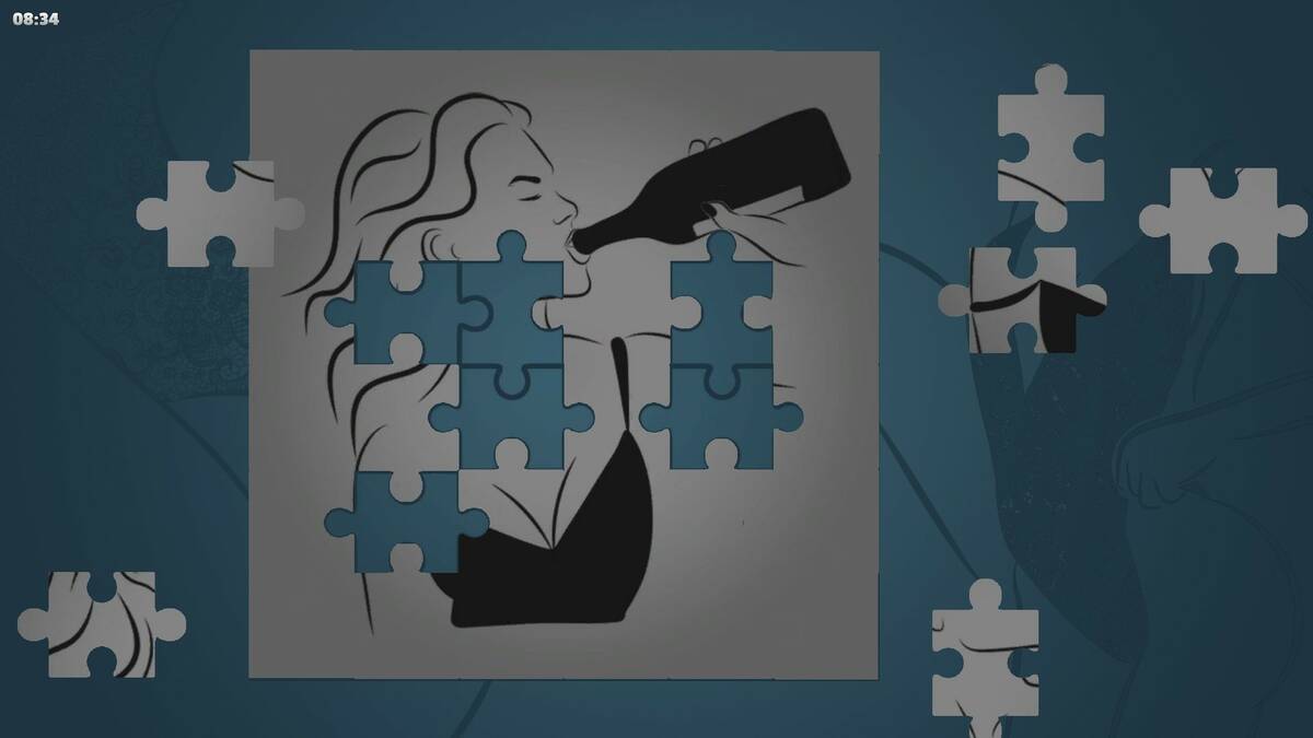 LineArt Jigsaw Puzzle - Erotica.