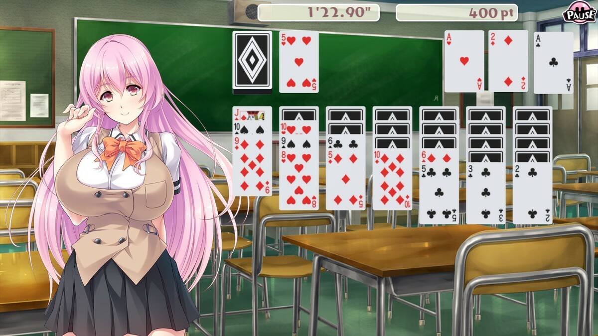 Скриншот 6 к игре Pretty Girls Klondike Solitaire