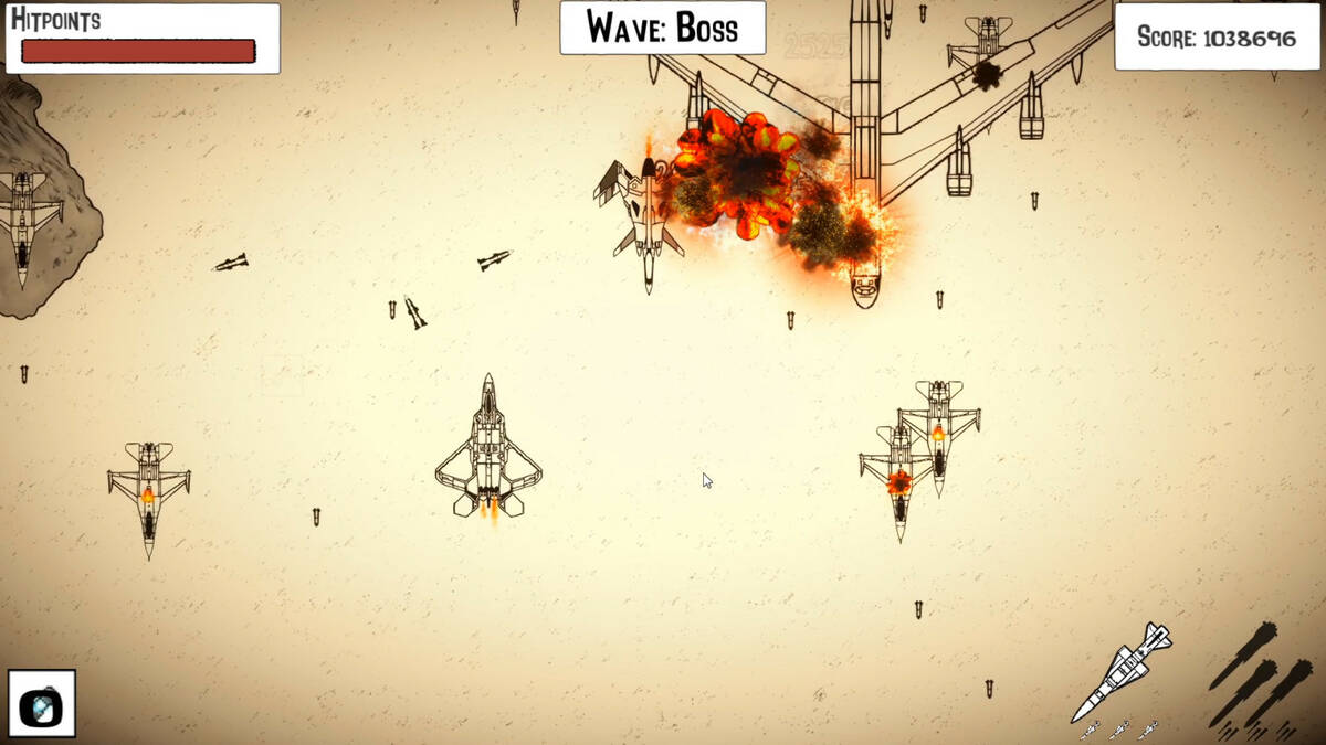 Скриншот 5 к игре Aircraft Sketch Shooter