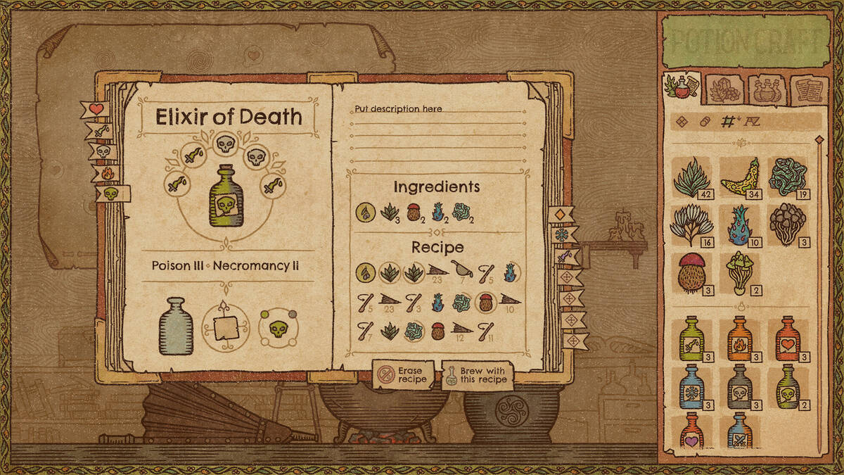 Potion Craft: Alchemist Simulator: обзор, публикации, гайды и релиз  симулятор игры Potion Craft: Alchemist Simulator