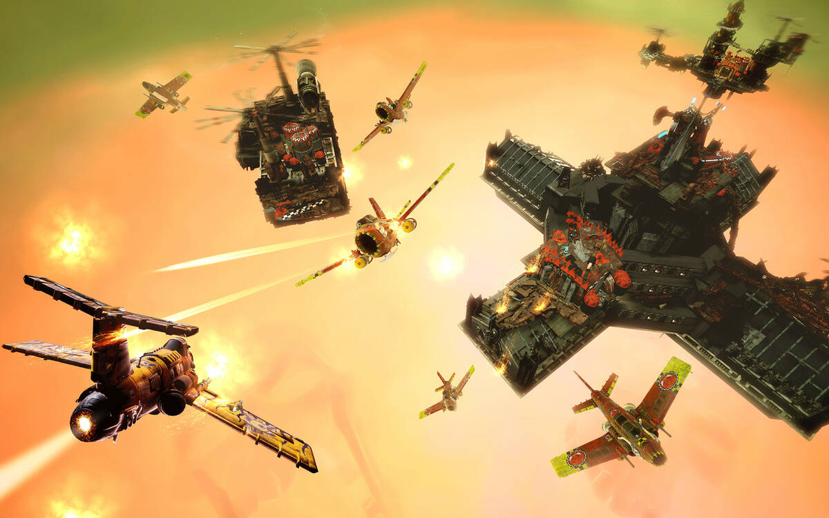 Скриншот 6 к игре Warhammer 40,000: Dakka Squadron - Flyboyz Edition