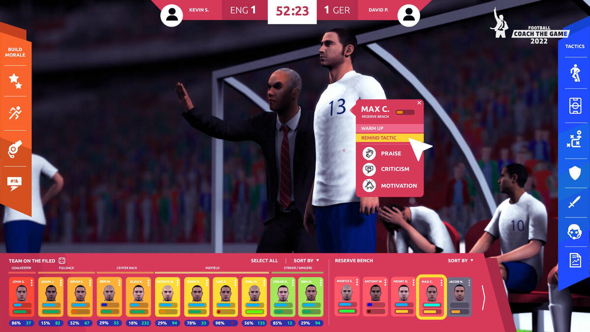 Скриншот 7 к игре Football Coach: the Game