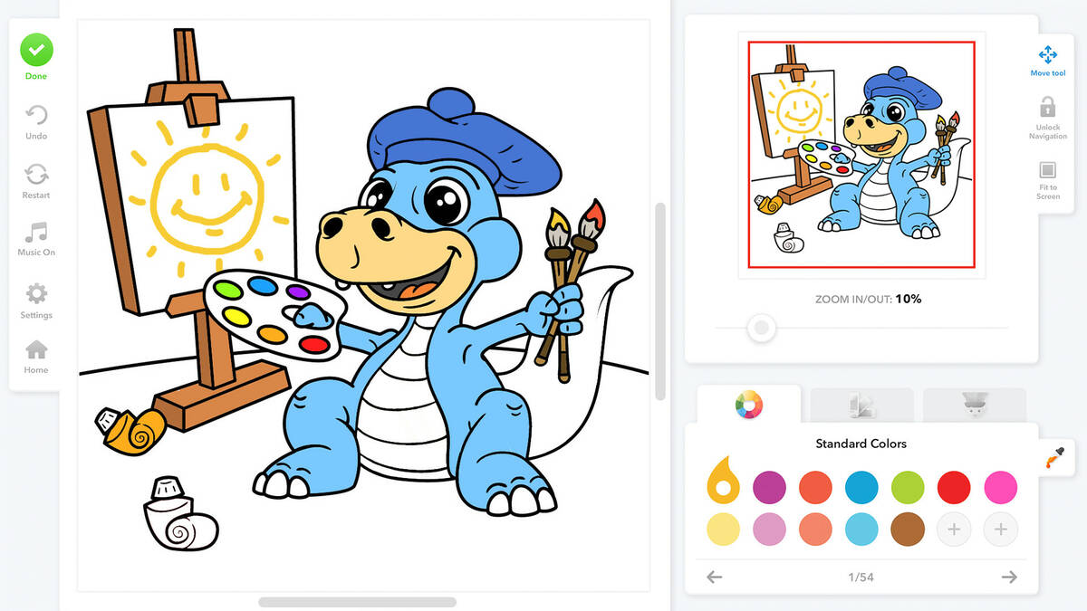 Скриншот 5 к игре Coloring Book for Kids