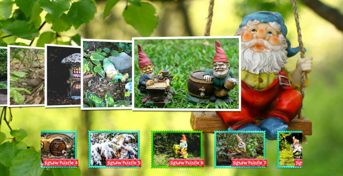 Скриншот 5 к игре Gnome Jigsaw Puzzles