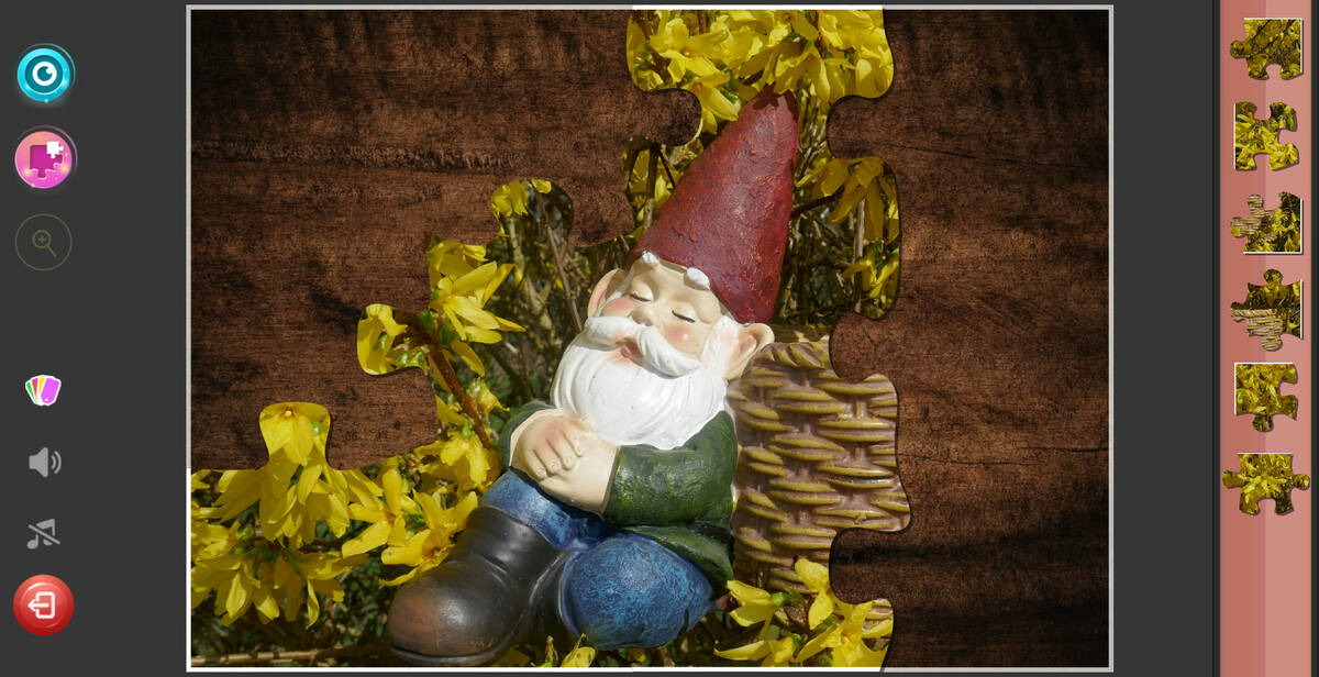 Скриншот 6 к игре Gnome Jigsaw Puzzles