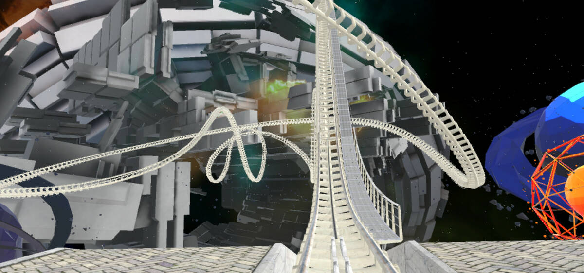 Скриншот 5 к игре VR Galactic Roller Coaster