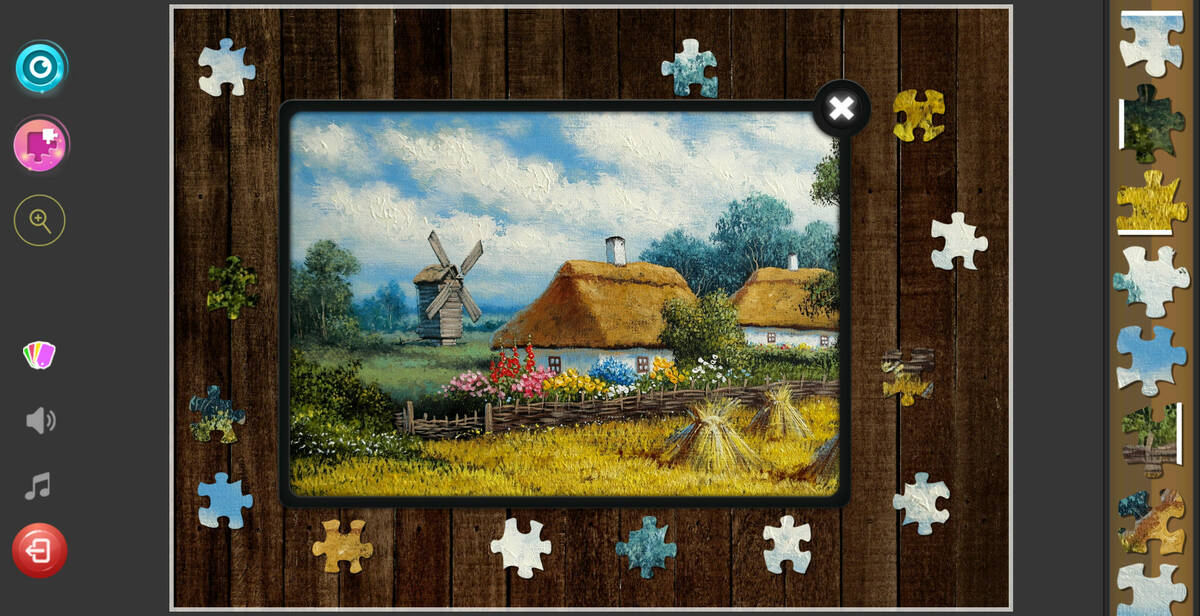 Скриншот 5 к игре Paintings Jigsaw Puzzles
