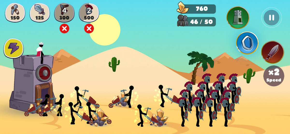 Скриншот 6 к игре Stickman Clans