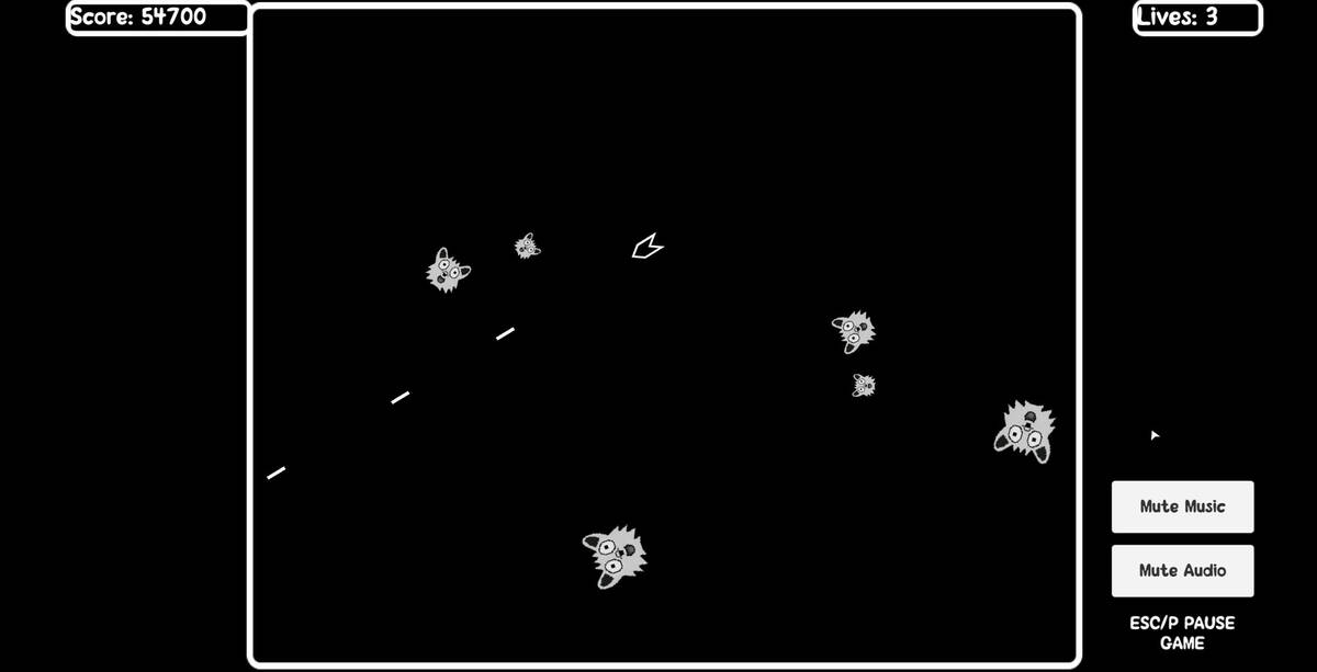Скриншот 5 к игре Endless Furry Asteroids
