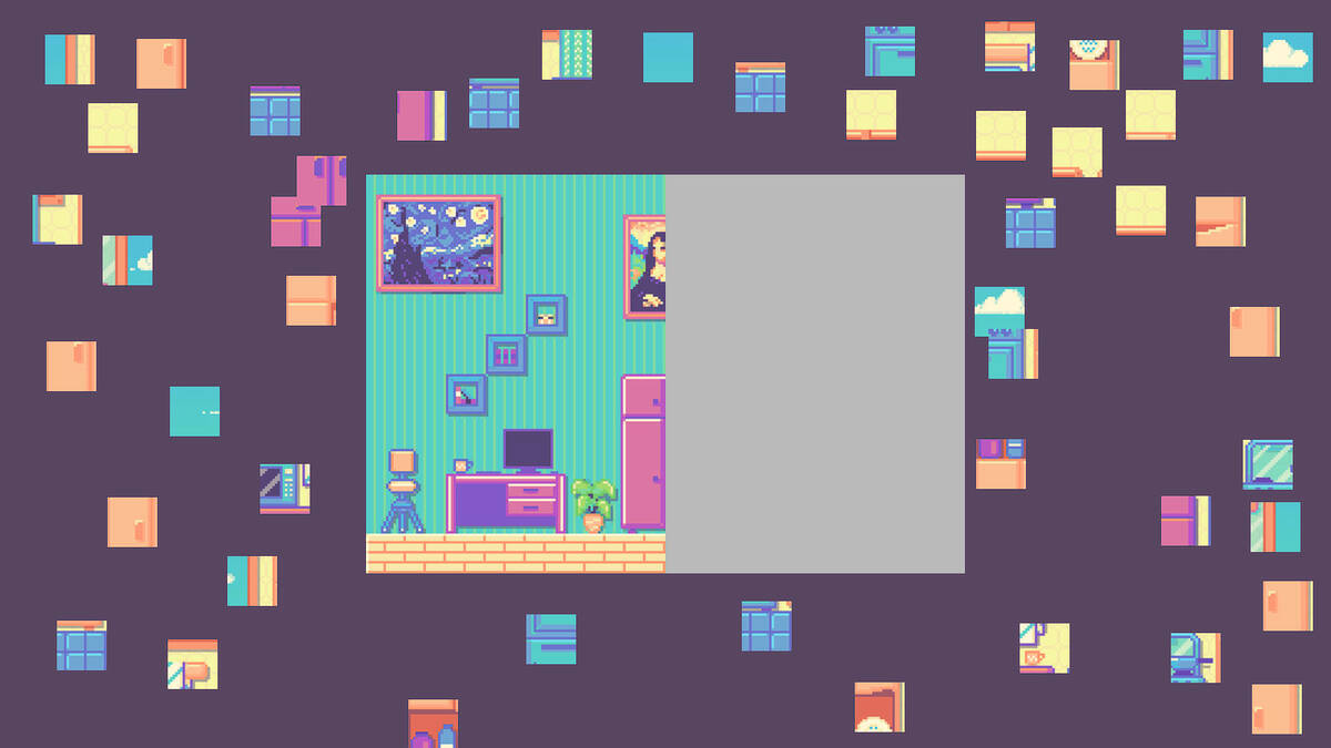 Скриншот 5 к игре Newton's Life at Home - Pixel Art Jigsaw Puzzle