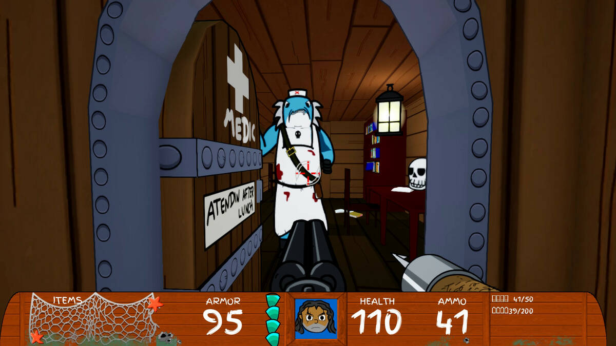 Скриншот 5 к игре Fish Person Shooter
