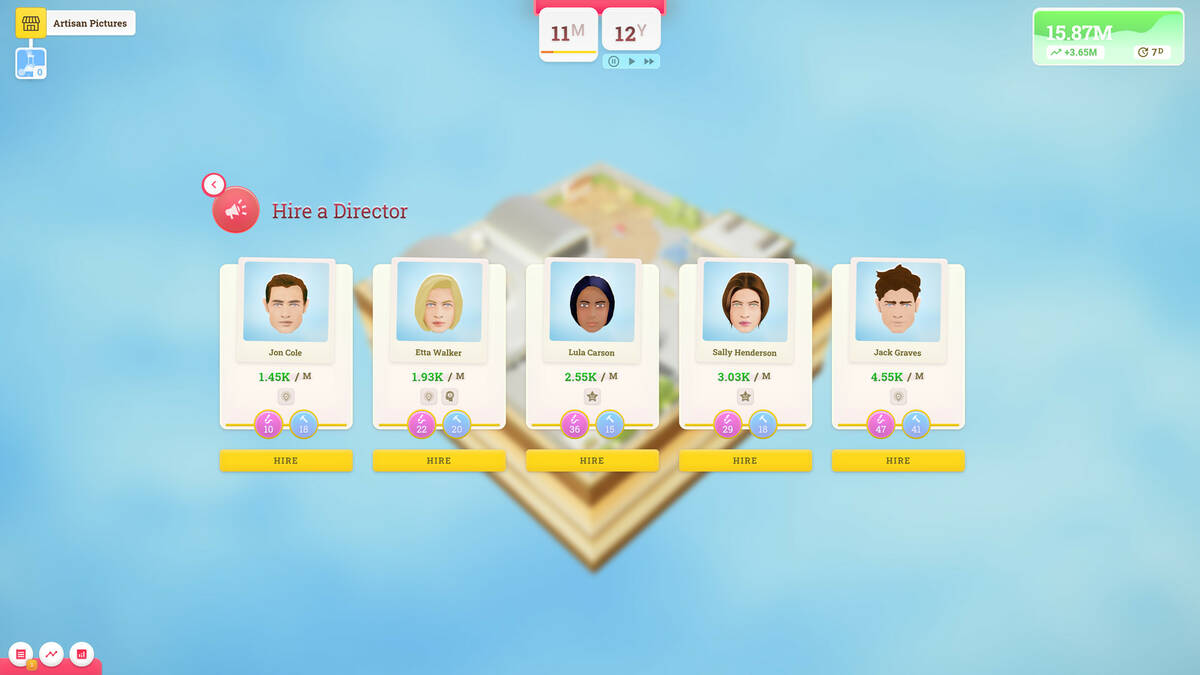 Скриншот 6 к игре Moviehouse – The Film Studio Tycoon