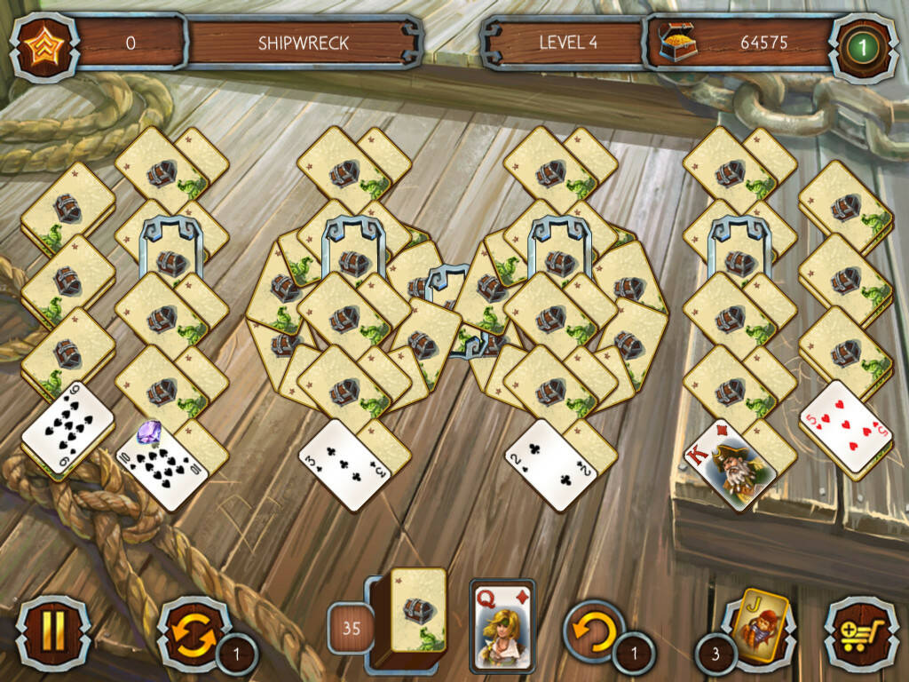 Скриншот 5 к игре Solitaire Legend of the Pirates 2