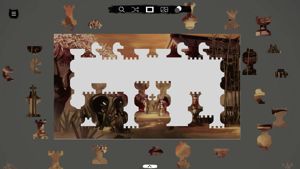Скриншот 7 к игре Shinobi's Way - a jigsaw chess tale