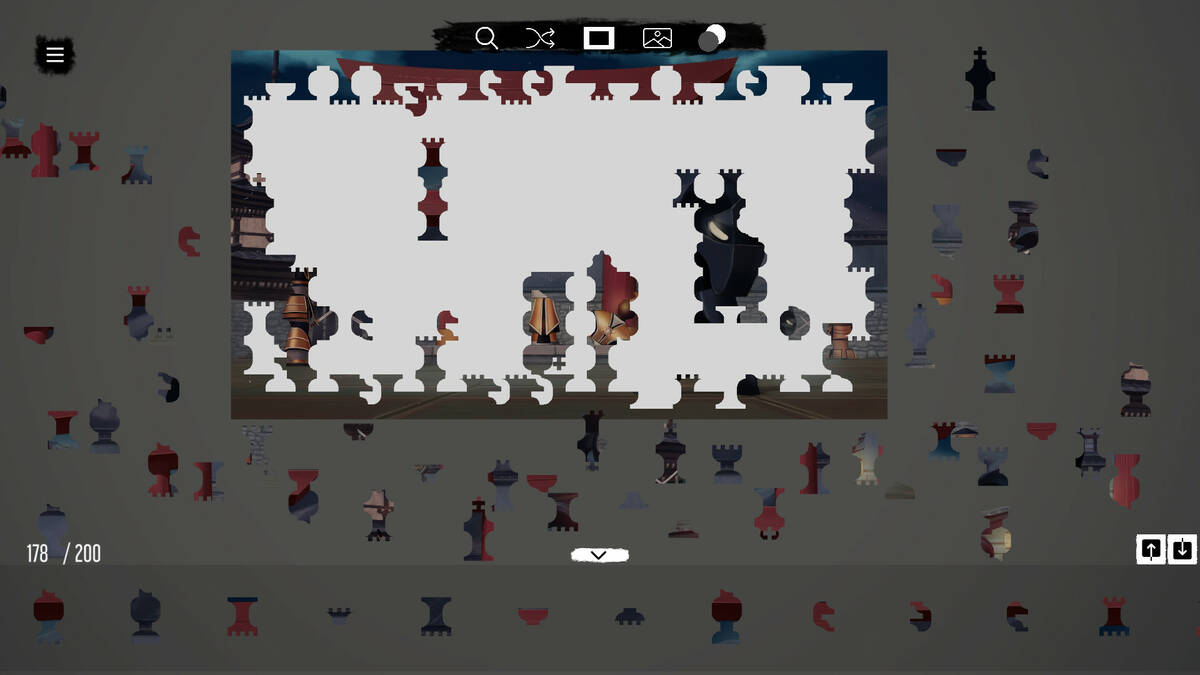 Скриншот 8 к игре Shinobi's Way - a jigsaw chess tale