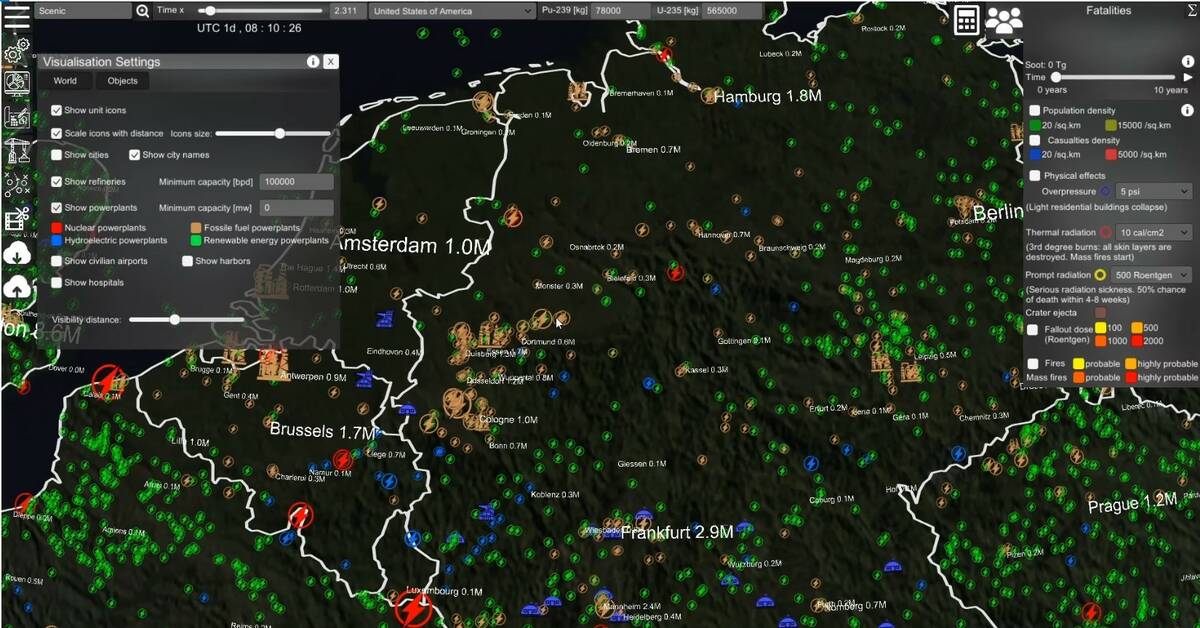Скриншот 6 к игре Nuclear War Simulator