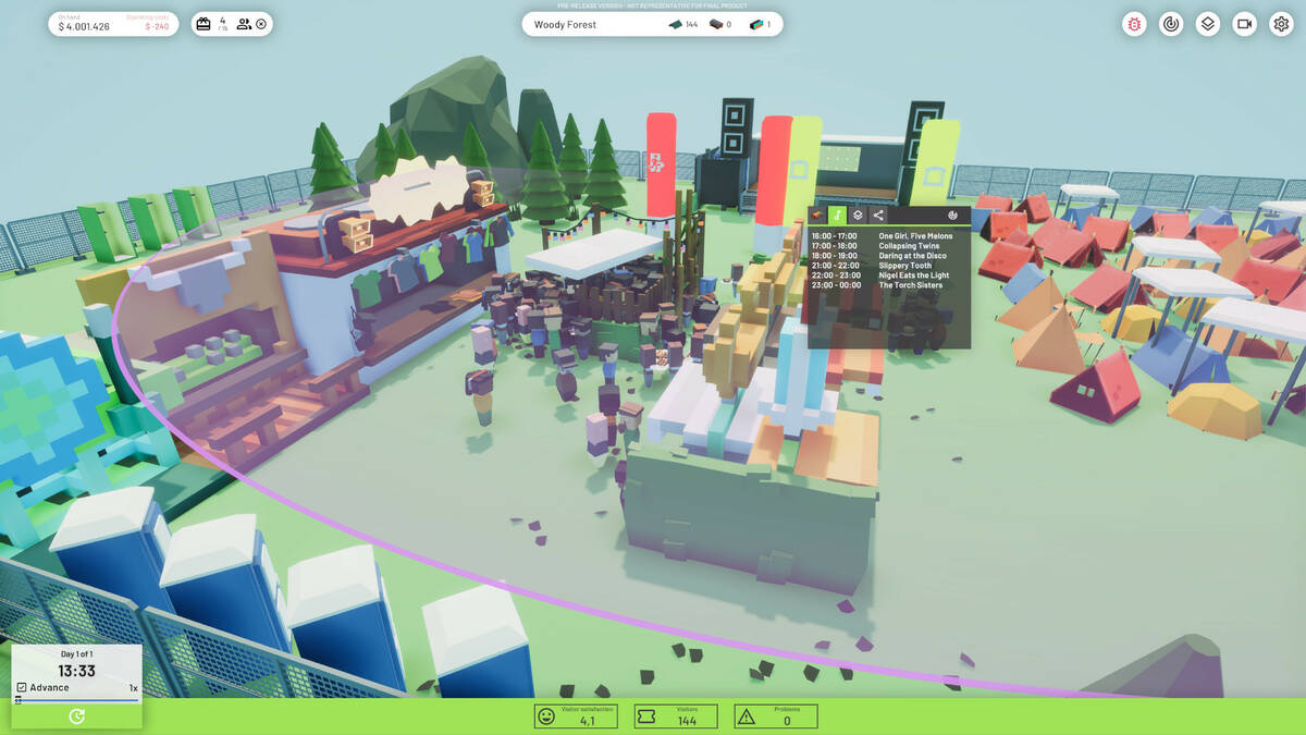 Скриншот 7 к игре Festival Tycoon: Soundcheck
