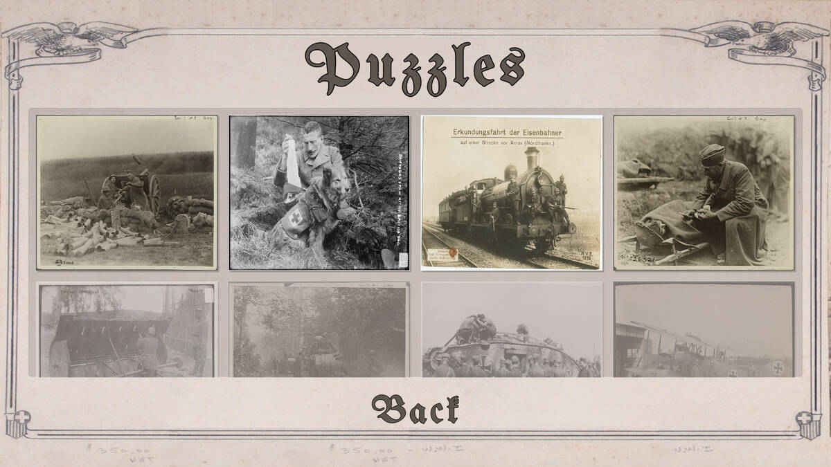 Скриншот 5 к игре Historical Jigsaw Puzzle: World War I