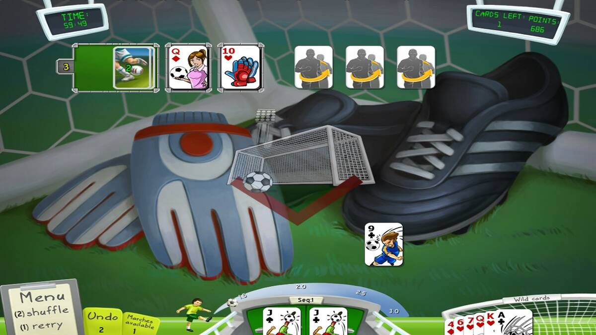 Скриншот 6 к игре Soccer Cup Solitaire