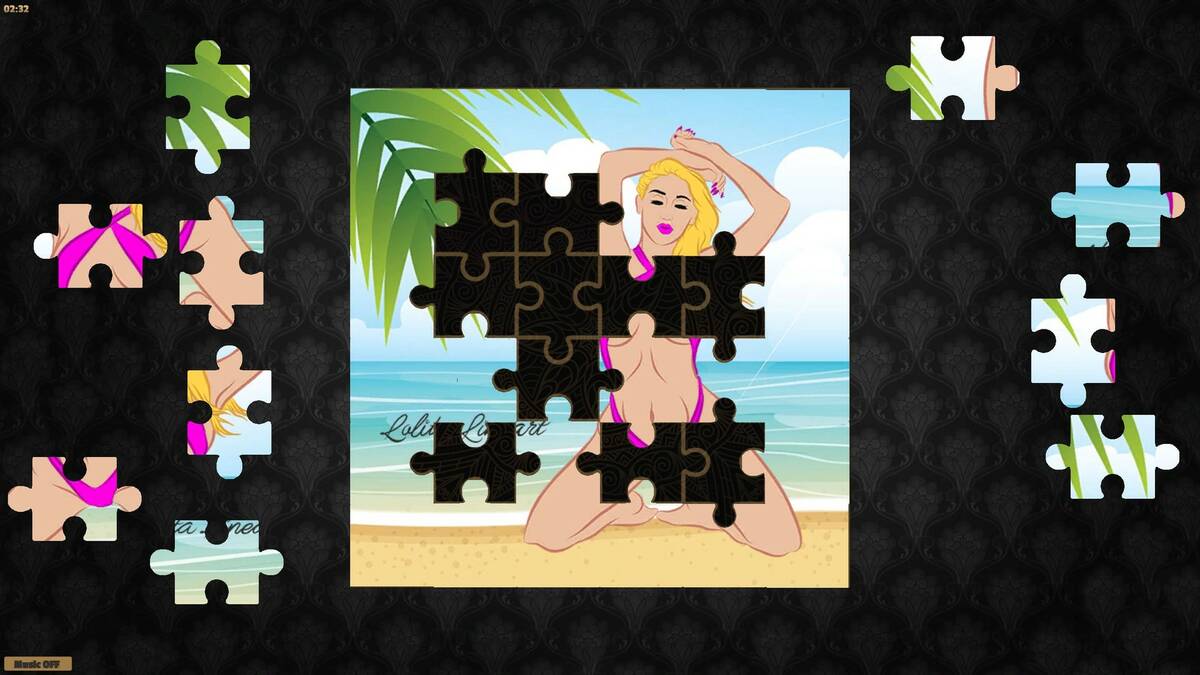 Erotic Jigsaw Puzzle Summer.