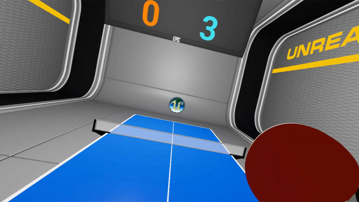 Скриншот 6 к игре VR table tennis (Ping pong)