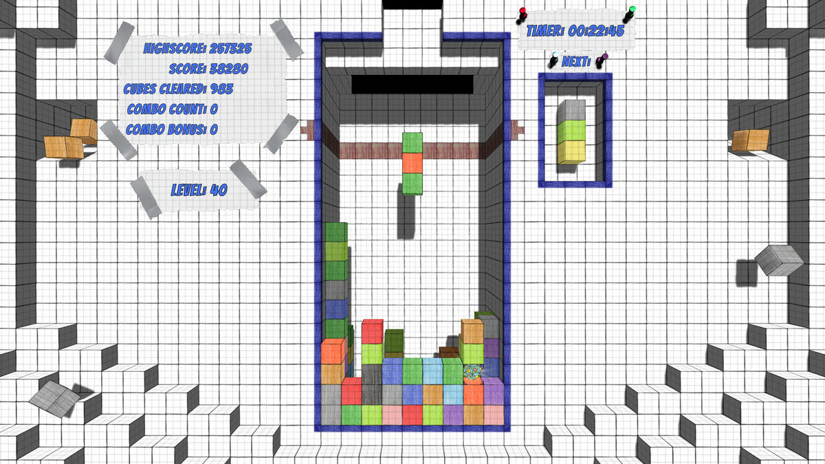 Скриншот 5 к игре Papertris