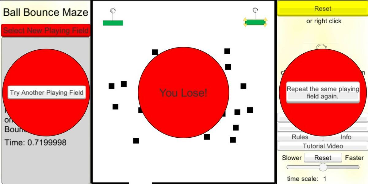 Скриншот 5 к игре Ball Bounce Maze