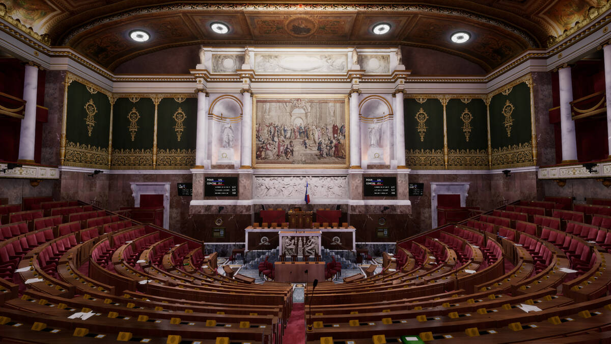 Скриншот 6 к игре Visite virtuelle de l'Assemblée nationale