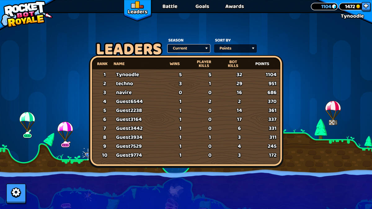 Скриншот 5 к игре Rocket Bot Royale