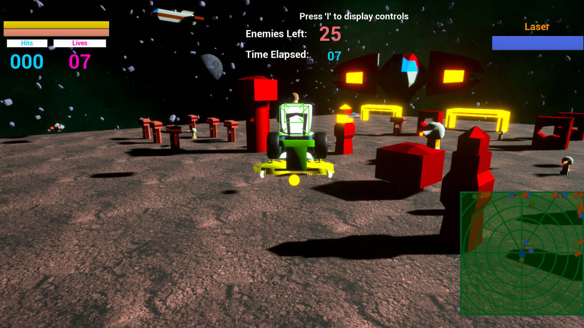 Скриншот 6 к игре Lawnmower Game: Space Fight